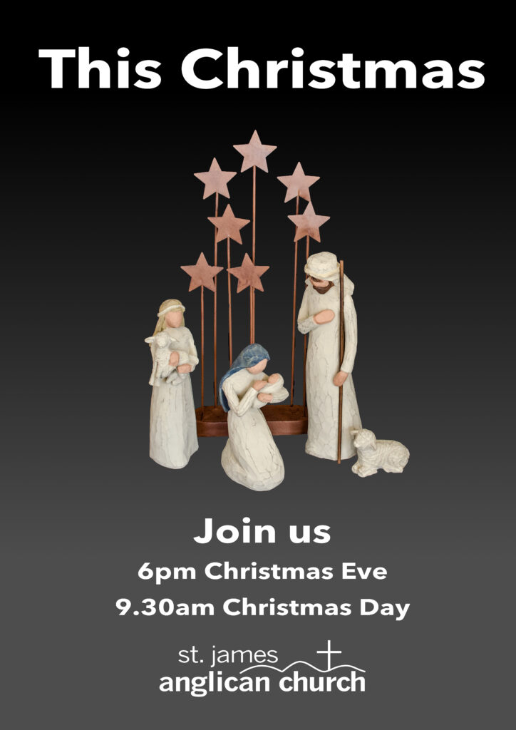 Christmas Services 6pm Christmas Eve and 9:30 Christmas Day